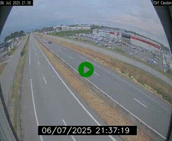 Webcam sur la N165 à hauteur de Caudan, dans le Morbihan.