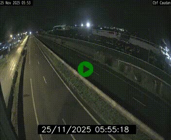 Webcam sur la N165 à hauteur de Caudan, dans le Morbihan.