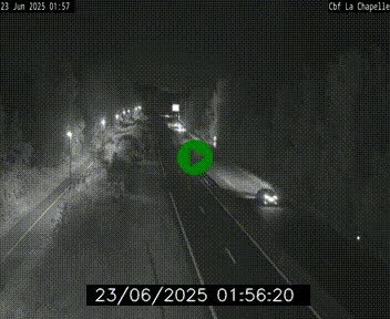 Webcam sur le périphérique de Nantes (N844) à hauteur de Porte de la Chapelle, au nord de la ville