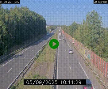 Webcam sur le périphérique de Rennes (N136) à hauteur de Maurepas, au nord de la ville
