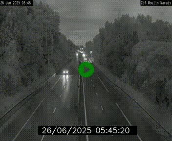Webcam sur le périphérique de Nantes (N844) entre la Porte de Saint-Luce et la Porte d'Anjou, à l'est de la ville