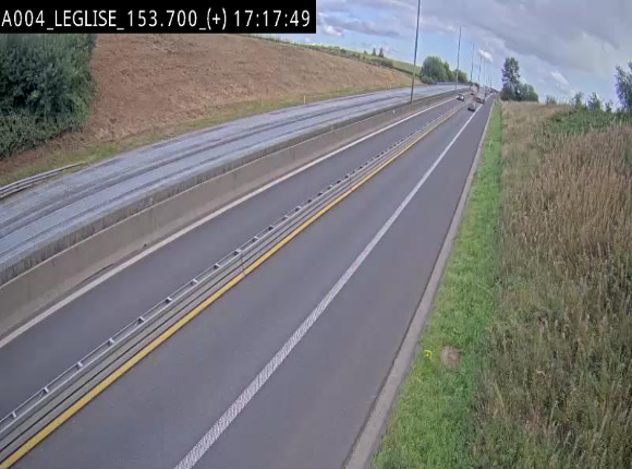 Webcam autoroute E411 à hauteur de Léglise, en direction de Luxembourg