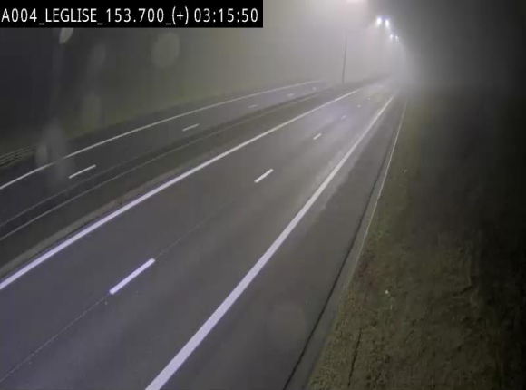 Webcam autoroute E411 à hauteur de Léglise, en direction de Luxembourg