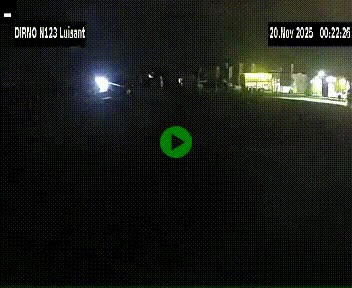 Webcam en périphérie de Chartres sur la N123, à hauteur de Luisant. Vue orientée vers Chartres