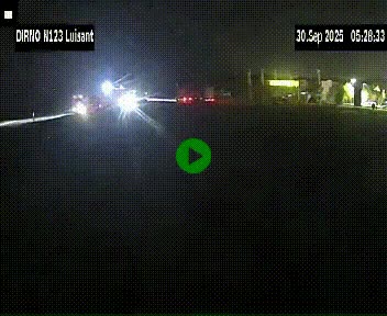 Webcam en périphérie de Chartres sur la N123, à hauteur de Luisant. Vue orientée vers Chartres