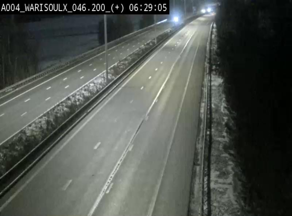 Webcam autoroute Belgique - Warissoulx - E411 - BK 46.2
