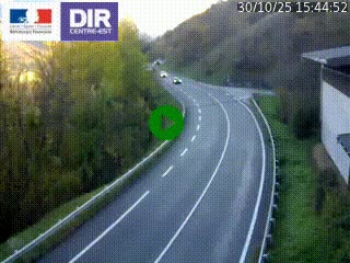 Caméra trafic sur la N90 à Bourg-Saint-Maurice, en provenance d'Aoste et en direction d'Albertville