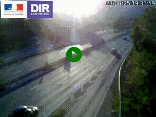 Caméra routière à hauteur de la sortie 15 Chambéry-centre au PK 4,103 en direction d'Albertville
