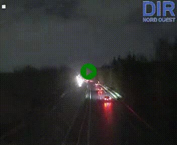 Webcam sur le périphérique de Caen (N814) à l'est de la ville, à Mondeville hauteur de la sortie 2, Presqu'île-Rives de l'Orne, au bout de l'autoroute A13