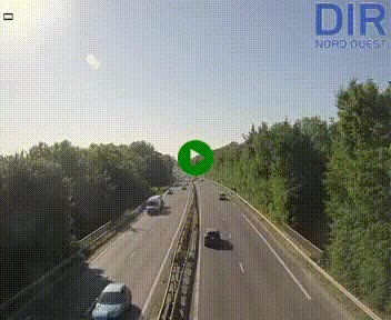 Webcam sur le périphérique de Caen (N814) à l'est de la ville, à Mondeville hauteur de la sortie 2, Presqu'île-Rives de l'Orne, au bout de l'autoroute A13