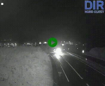 Webcam au début de l'A84 sur le périphérique Ouest de Caen (N814) à hauteur de la sortie 9, Porte de Bretagne