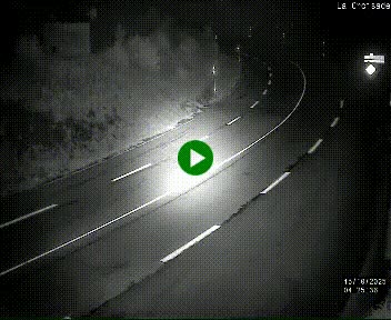 Webcam au carrefour de la croisade, à la jonction entre la N22 et la N320, avant le poste de douane franco-andorrane. Webcam à 1790 mètres d'altitude