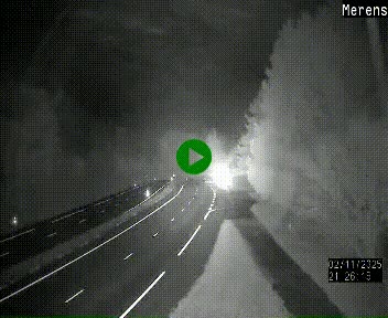 Webcam Ax-les-Thermes sur N20, en direction d'Andorre