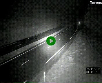 Webcam dans les Pyrénées à hauteur de Mérens-les-Vals sur N320, en direction de Pas de la Casa (Andorre)
