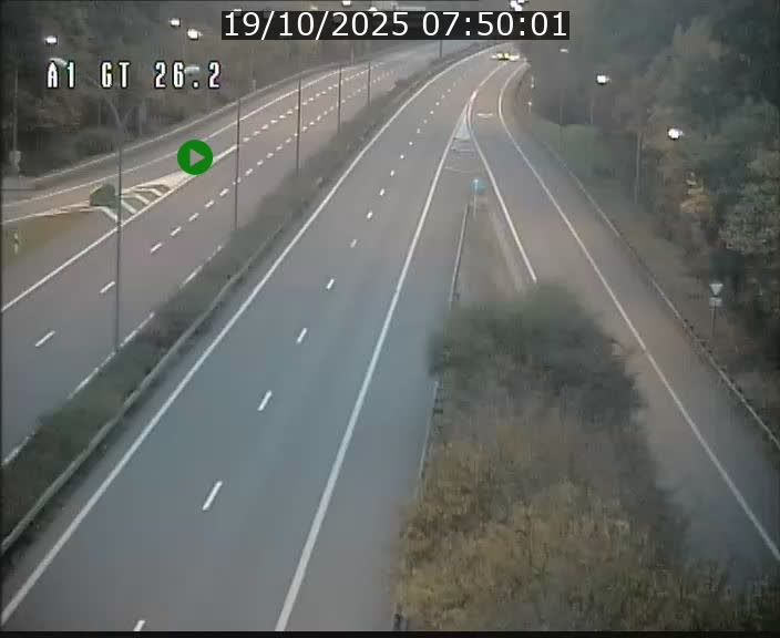 Traffic live webcam Luxembourg Grevenmacher - A1 direction Allemagne - BK 26.2