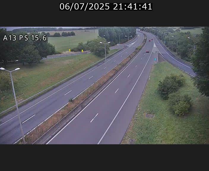 Traffic live webcam Luxembourg Kayl - A13 direction Dudelange - BK 15.6