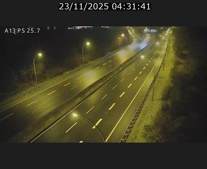 Traffic live webcam Luxembourg Frisange - A13 direction Allemagne - BK 26