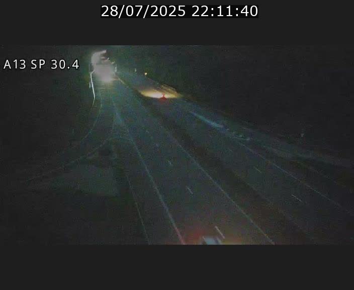 Traffic live webcam Luxembourg Altwies - A13 direction Luxembourg-ville - BK 30.4