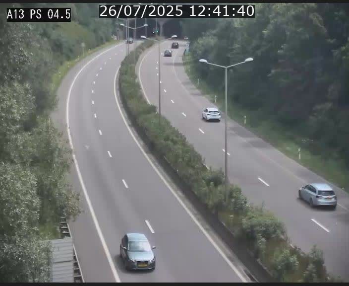 Traffic live webcam Luxembourg Differdange - A13 direction Esch-sur-Alzette - BK 4.5