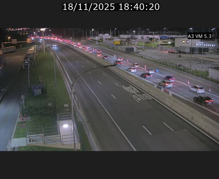 Traffic live webcam Luxembourg Aire de Berchem - A3 - BK 5 - direction France