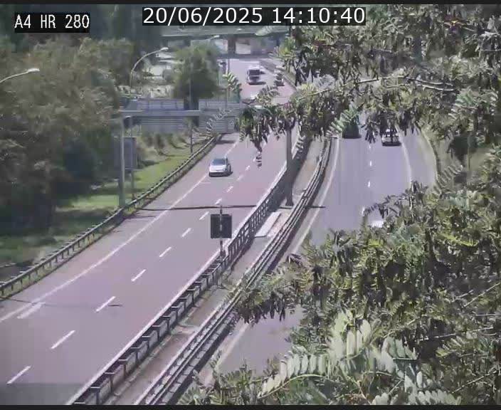 Webcam traffic A4 Luxembourg - BK 0.2 - P+R Bouillon (direction Luxembourg)