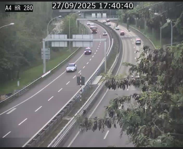 Webcam traffic A4 Luxembourg - BK 0.2 - P+R Bouillon (direction Luxembourg)