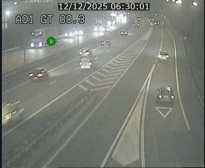 Traffic live webcam Luxembourg Croix de Gasperich - A1 direction Kirchberg - BK 0.3