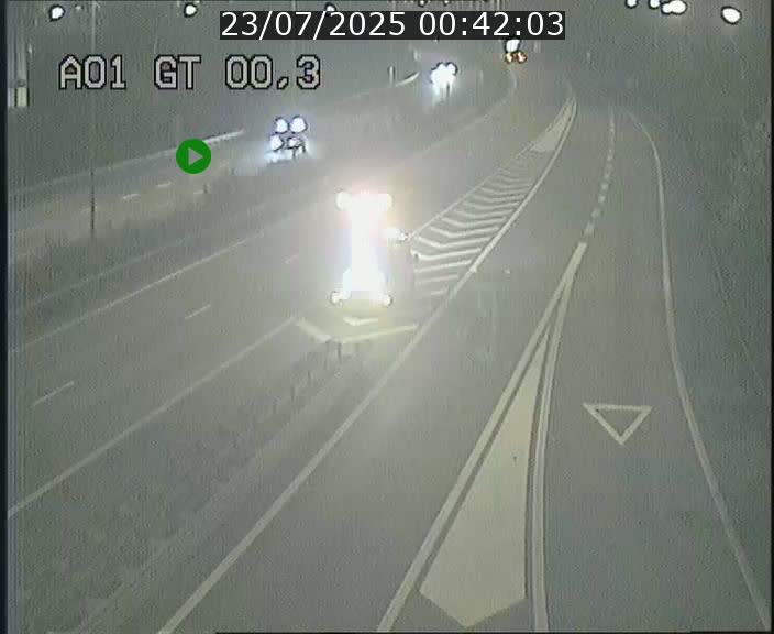 Traffic live webcam Luxembourg Croix de Gasperich - A1 direction Kirchberg - BK 0.3