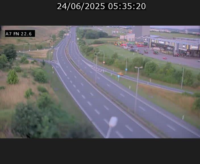 Caméra trafic Luxembourg - A7, Colmar-berg direction Mersch