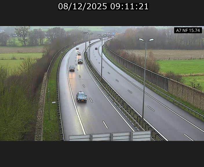 Caméra trafic Luxembourg - A7, Tunnel Mersch, entrée nord, direction Lorentzweiler