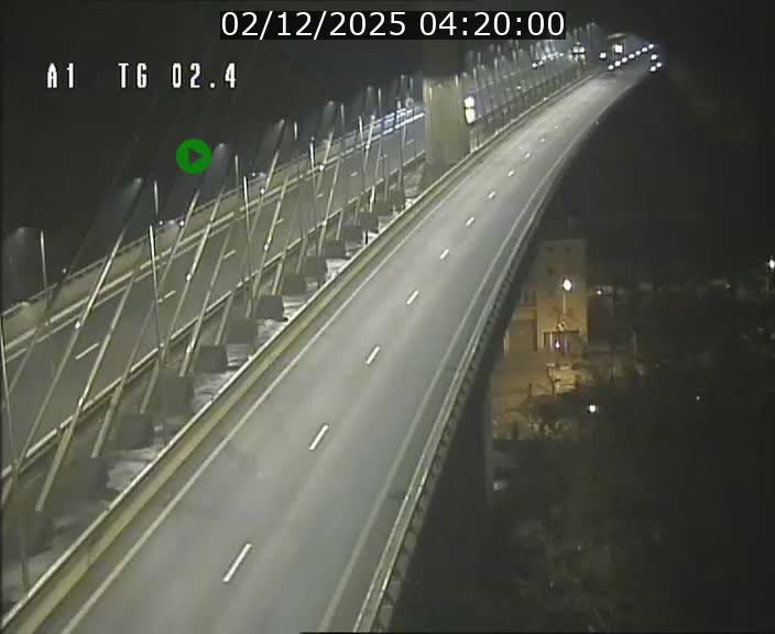 Traffic live webcam Luxembourg Sandweiler - A1 direction Luxembourg-ville - BK 2.4