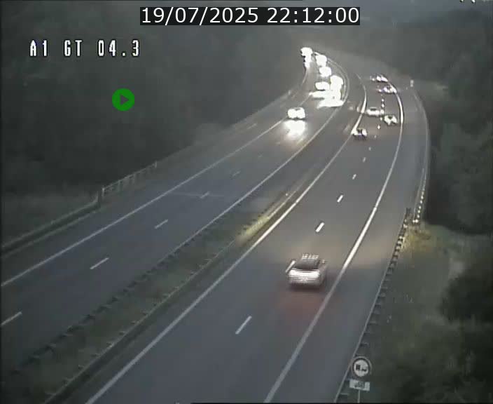 Traffic live webcam Luxembourg Itzig - A1 direction Sandweiler - BK 4.3