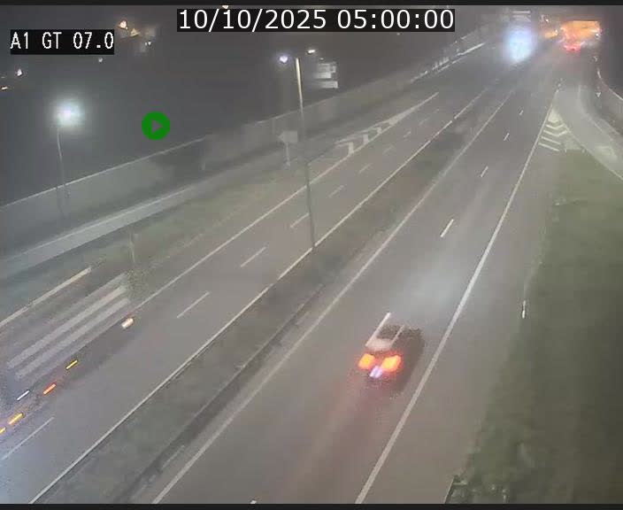 Traffic live webcam Luxembourg Cents - A1 direction Kirchberg - BK 7