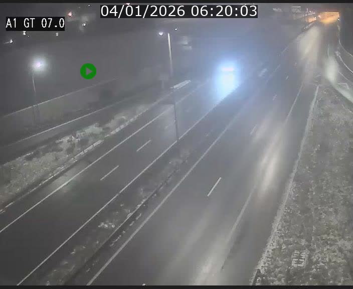 Traffic live webcam Luxembourg Cents - A1 direction Kirchberg - BK 7