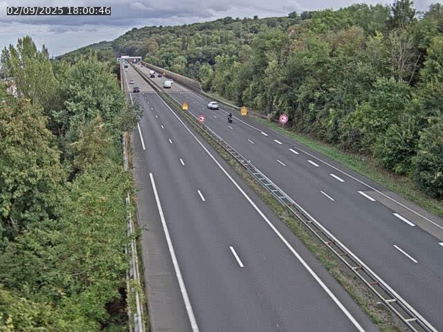Caméra autoroute France - A30, Hayange direction Metz