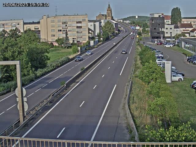 Caméra autoroute France - A31, Thionville direction Metz