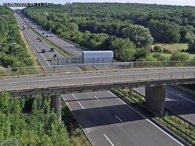 Caméra autoroute France - A31, Zoufftgen direction Luxembourg-ville, à la frontière entre la France et le Luxembourg