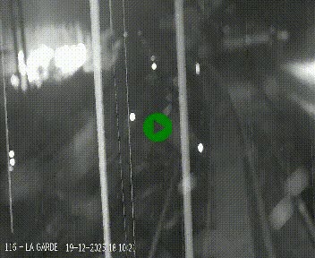 Caméra autoroute A75 à hauteur du col du rocher blanc en direction de Montpellier