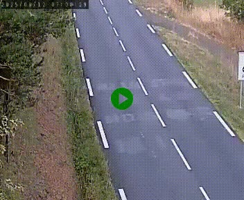 Caméra routière France - N102, au niveau du col de Montmirat à Saint-Etienne-du-Valdonnez à 1039 mètres d'altitude