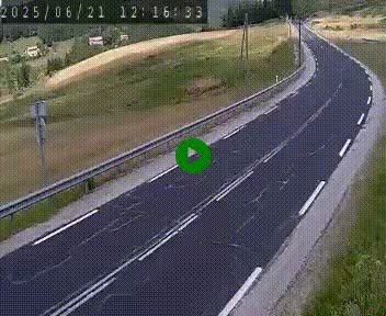 Webcam routière au niveau du col de la Chavade en Ardèche, sur la N102 à 1266 mètres d'altitude