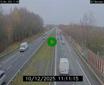 Webcam sur le périphérique de Rennes (N136) à hauteur de Maurepas, au nord de la ville