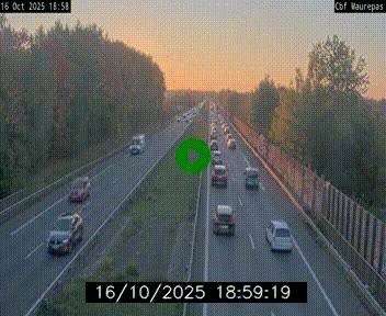Webcam sur le périphérique de Rennes (N136) à hauteur de Maurepas, au nord de la ville