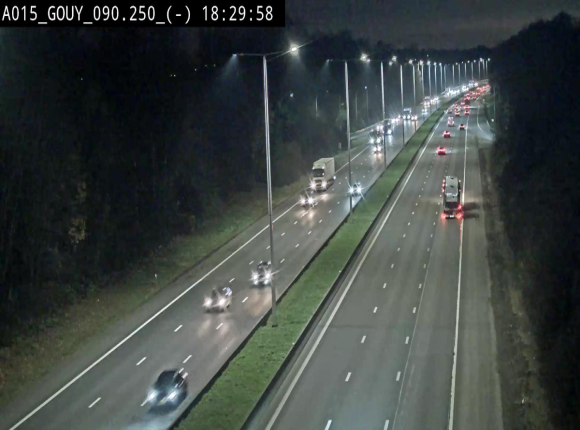 Webcam autoroute Belgique - Gouy-lez-piéton - E42 - BK 90.3