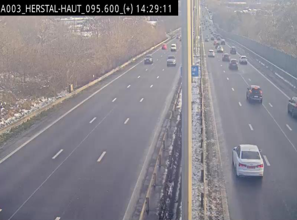 Webcam autoroute Belgique - Herstal - E40 direction Aix-la-Chapelle - BK 97