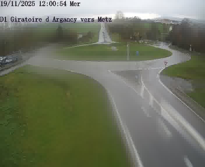 Webcam installée le long de D1 (France) à Argancy, pointée vers Metz, utile pour suivre précisément les conditions de trafic.