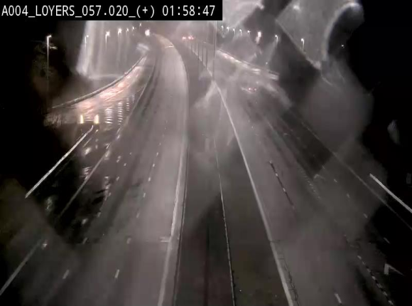 Webcam dans la montée de Loyers sur l'E411, après le viaduc de Beez en venant de Namur et en direction du Luxembourg