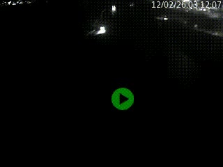 Caméra autoroute à la jonction entre l'A7 et la D301 (Boulevard urbain Sud de Lyon) à Feyzin, au sud de Lyon. Vue orientée vers Mions