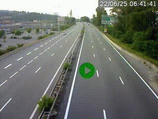 Caméra routière à hauteur des centres commerciaux et de la sortie 14 en direction d'Albertville