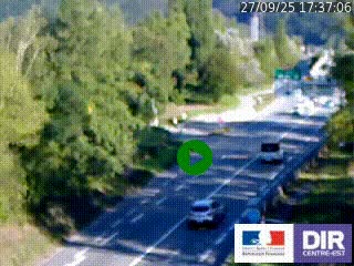 Webcam info trafic à proximité de Vizille sur la N85, au niveau du point de vue du Saut du Moine à Champagnier