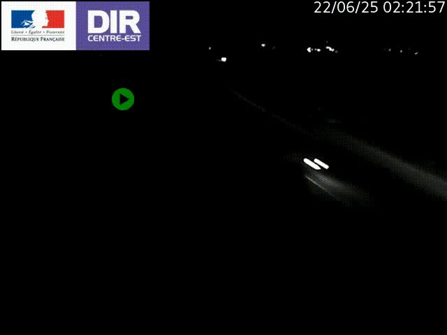Webcam sur le contournement de Valence, sur la Nationale 7, caméra orientée vers Lyon